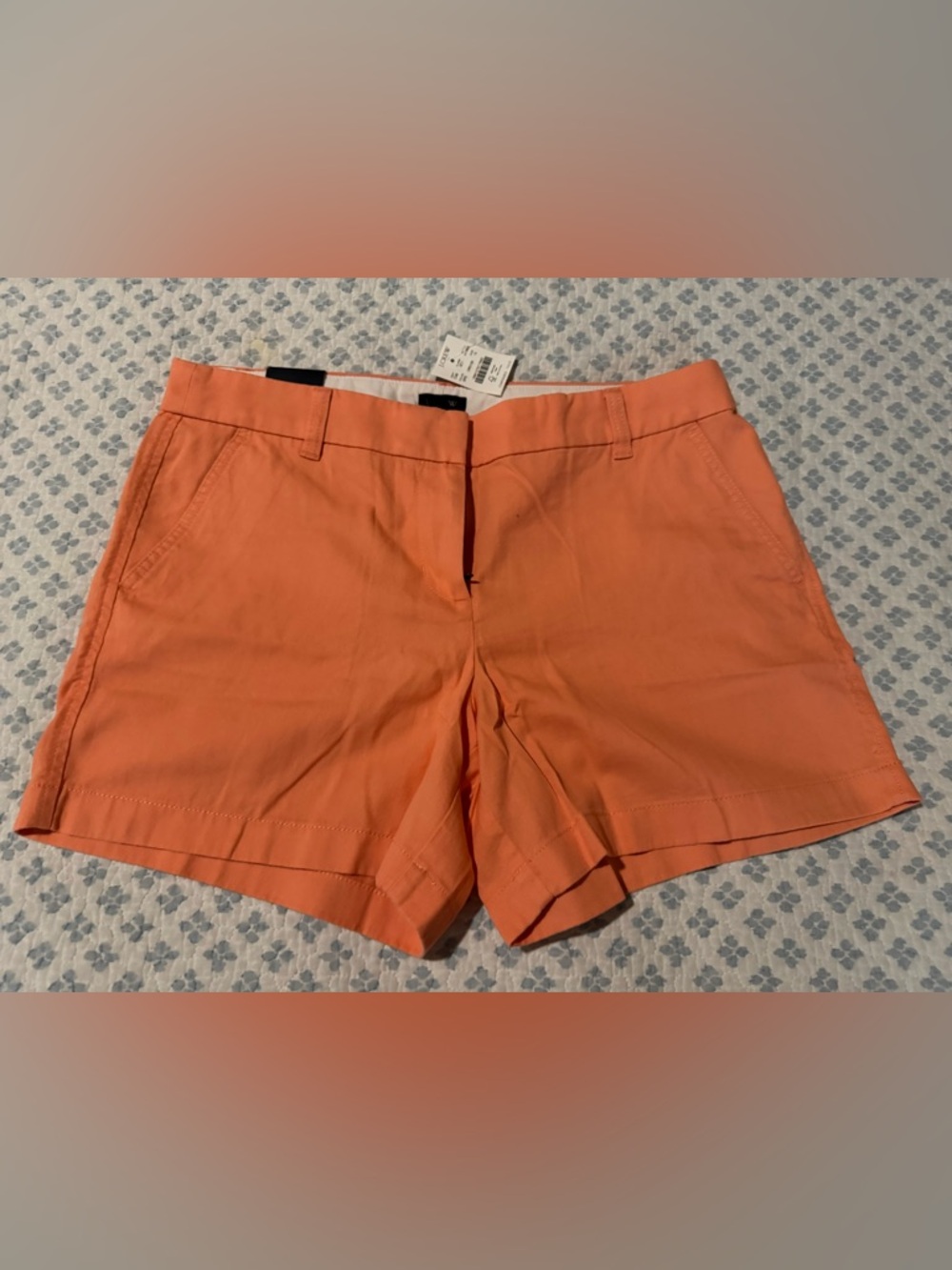 Women's Coral Cotton Blend Shorts JCrew Size 10